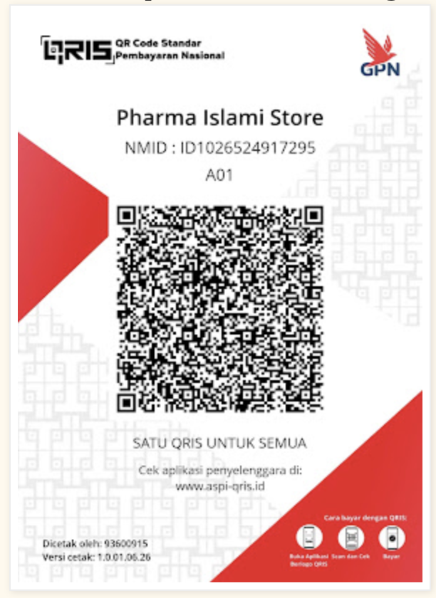 QRIS Pharma Islami Store